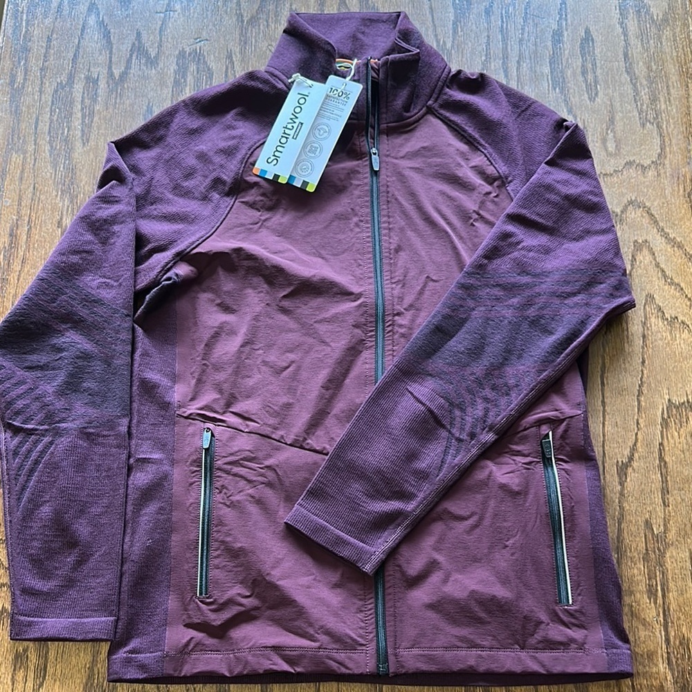 Smartwool Purple Full-Zip Jacket